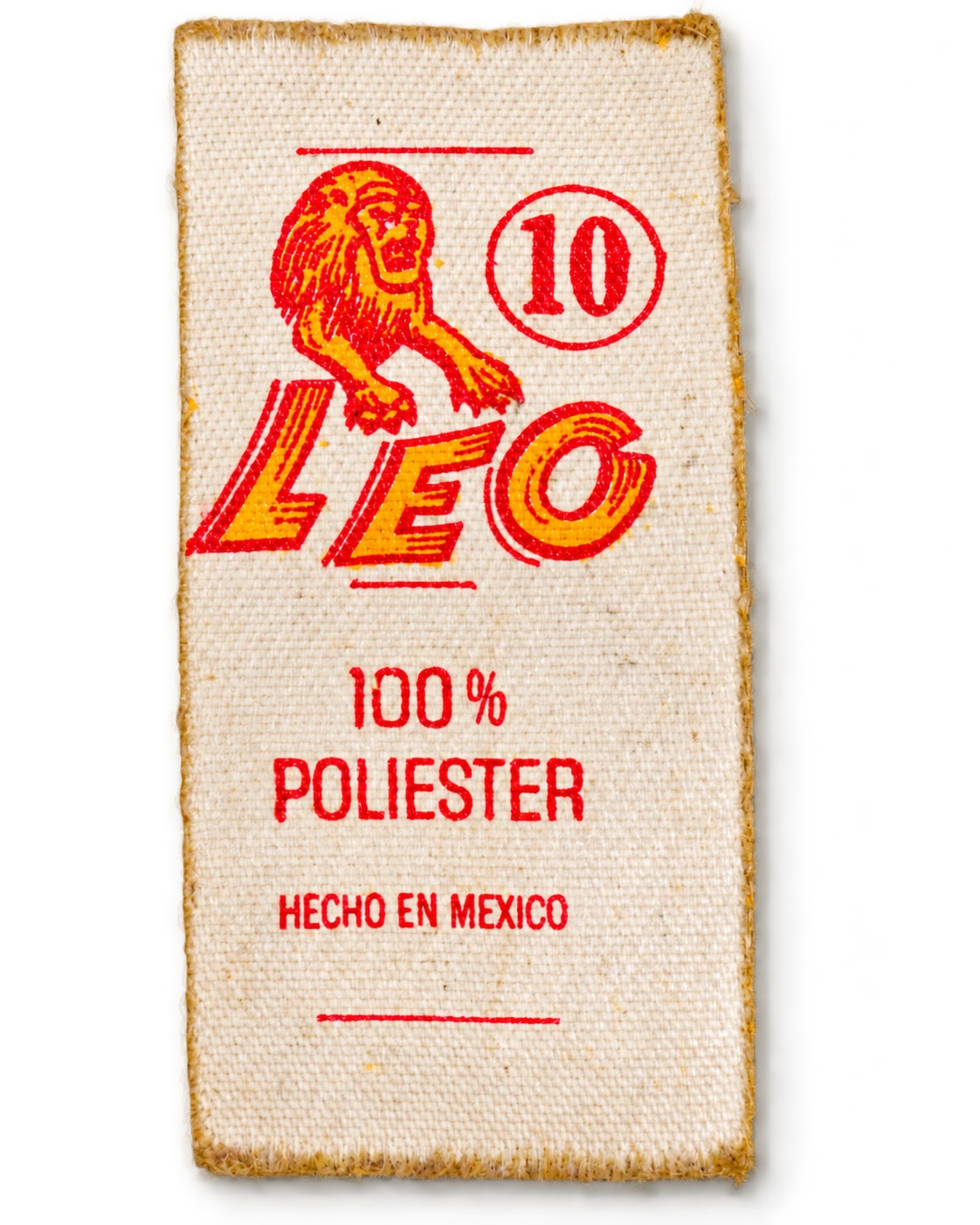 etiqueta vintage leo